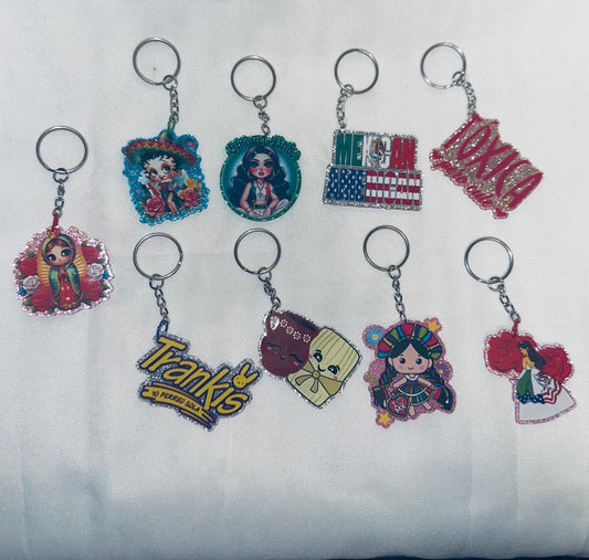 CUTE SPANISH keychains